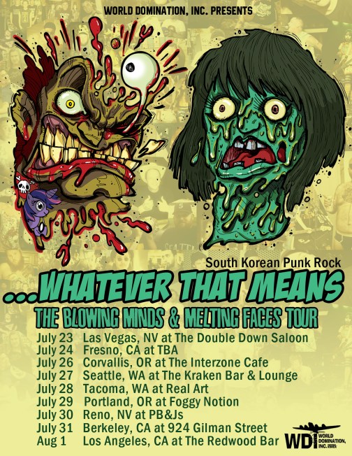 Whatever That Means tour poster
